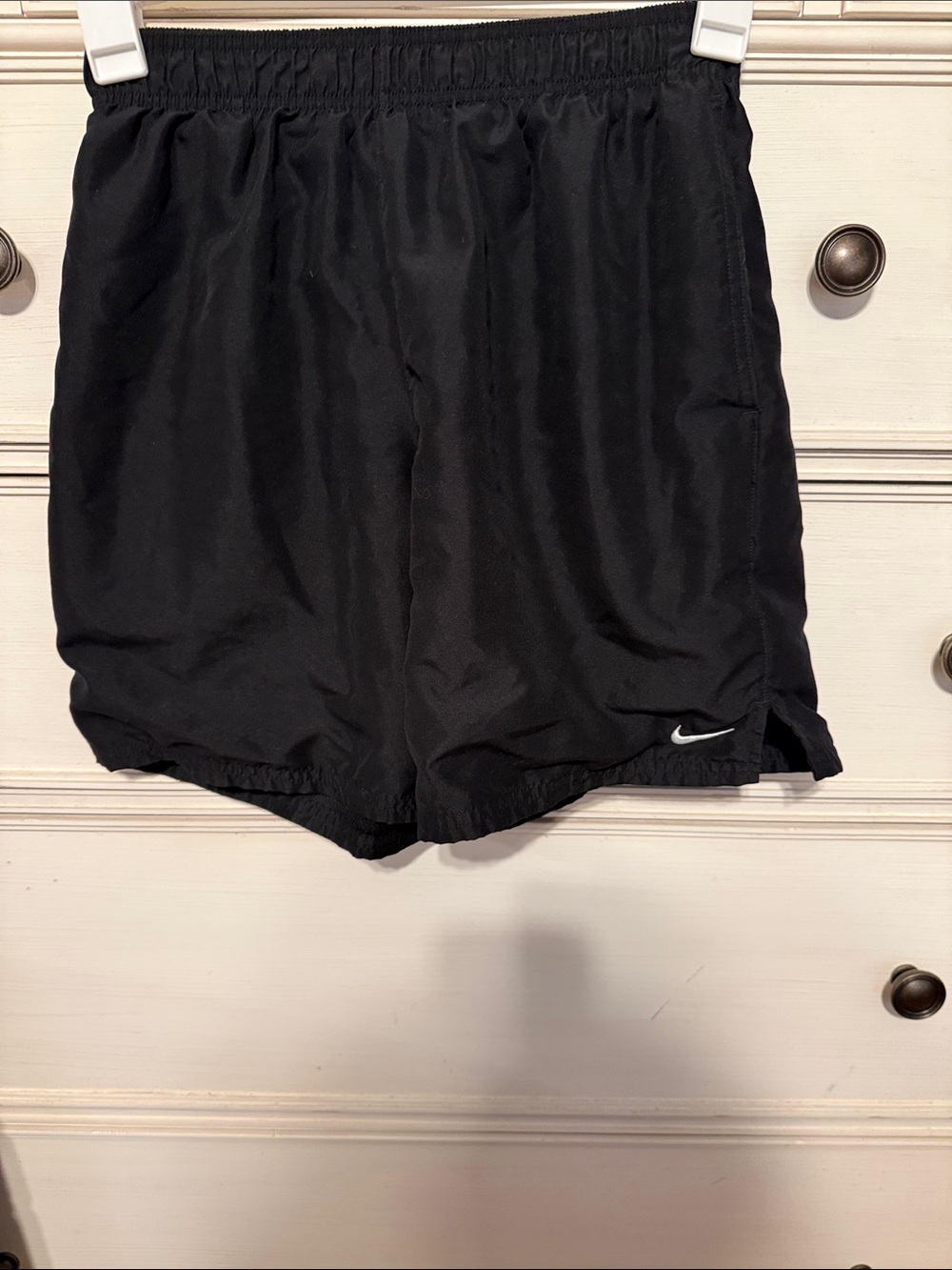 Nike Black Women's Athletic Shorts with Swoosh